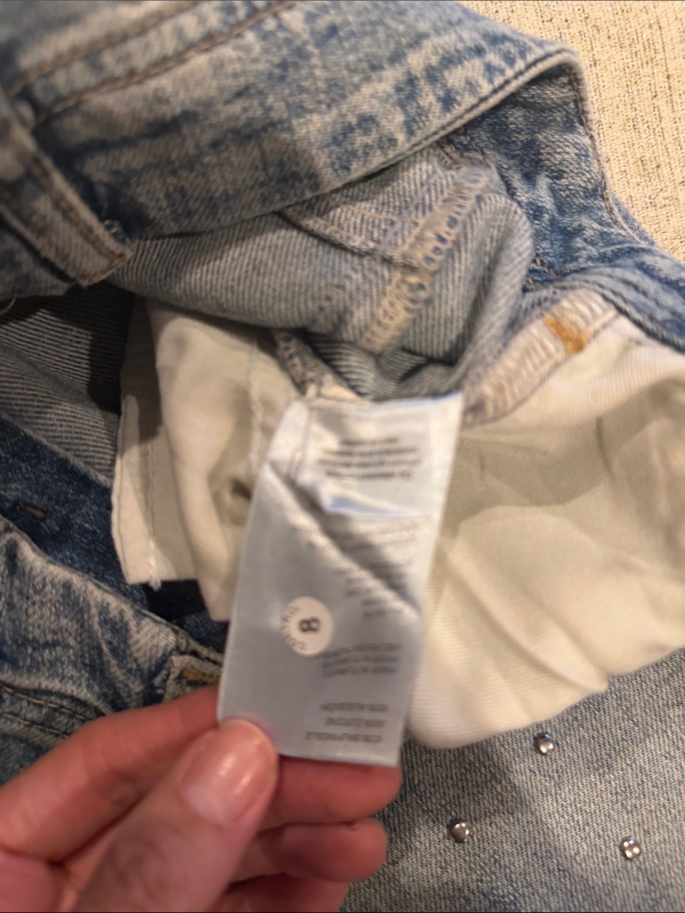Anthropologie Pilcro Studded Jeans 25 NWT - Picture 12 of 14